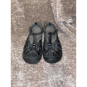 Jeep J-41 Adventure On T-Strap Sandals Vegan Footwear Blue Thread Accent Size 7